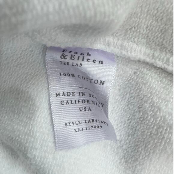 Frank & Eileen Ella The Easiest Dress Triple Fleece In White Size Medium - Large - Picture 12 of 13